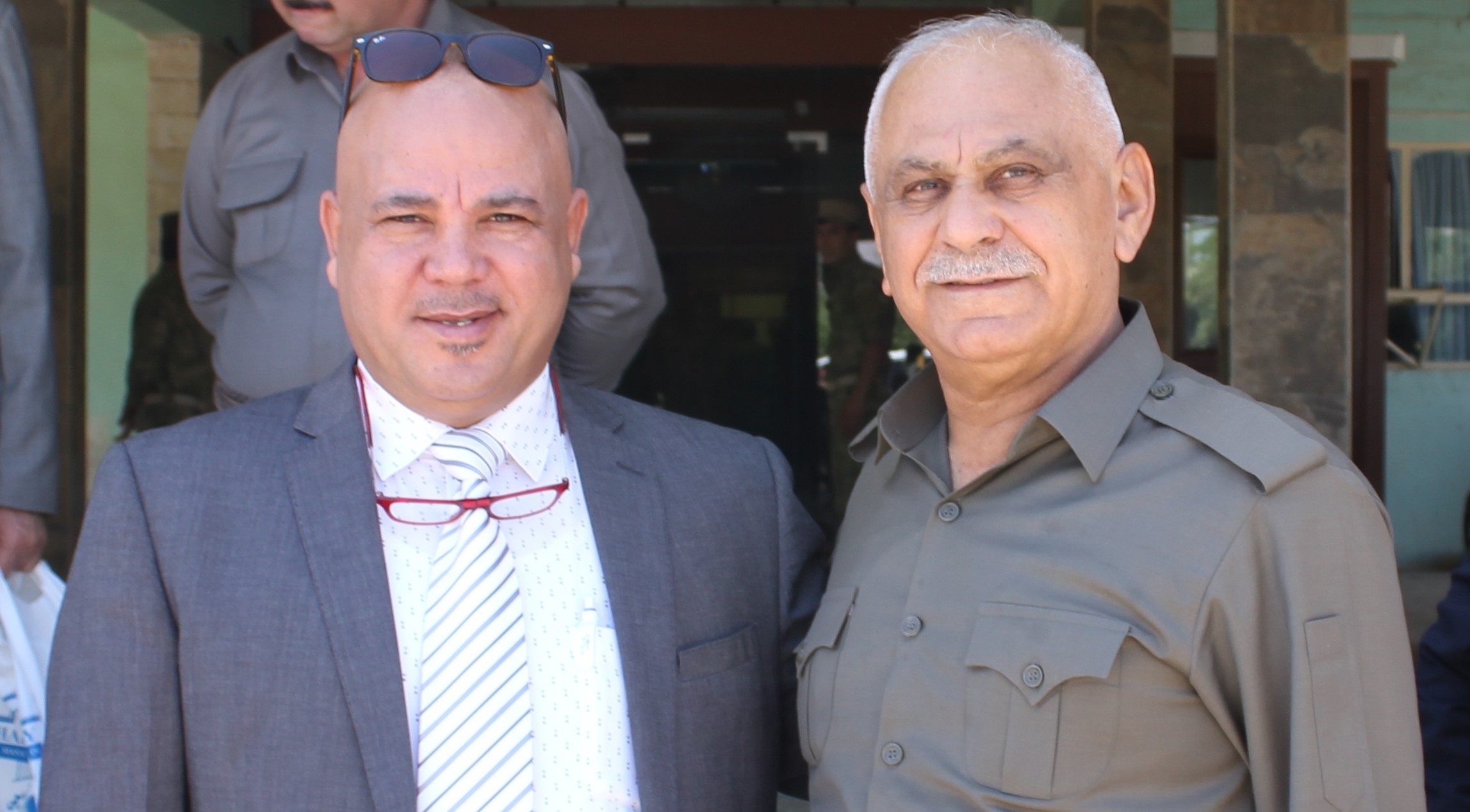 Visit of the President of the council to the official Peshmerga in the province of Sulaymaniyaha