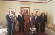 التقى السيد رئيس المجلس والسيد النائب هيثم الجبوري و وفد من ديوان محافظة بابل مع السفير الاسباني في مقر السفارة الاسبانية في بغداد لغرض تعزيز العلاقات بين اسبانيا والعراق